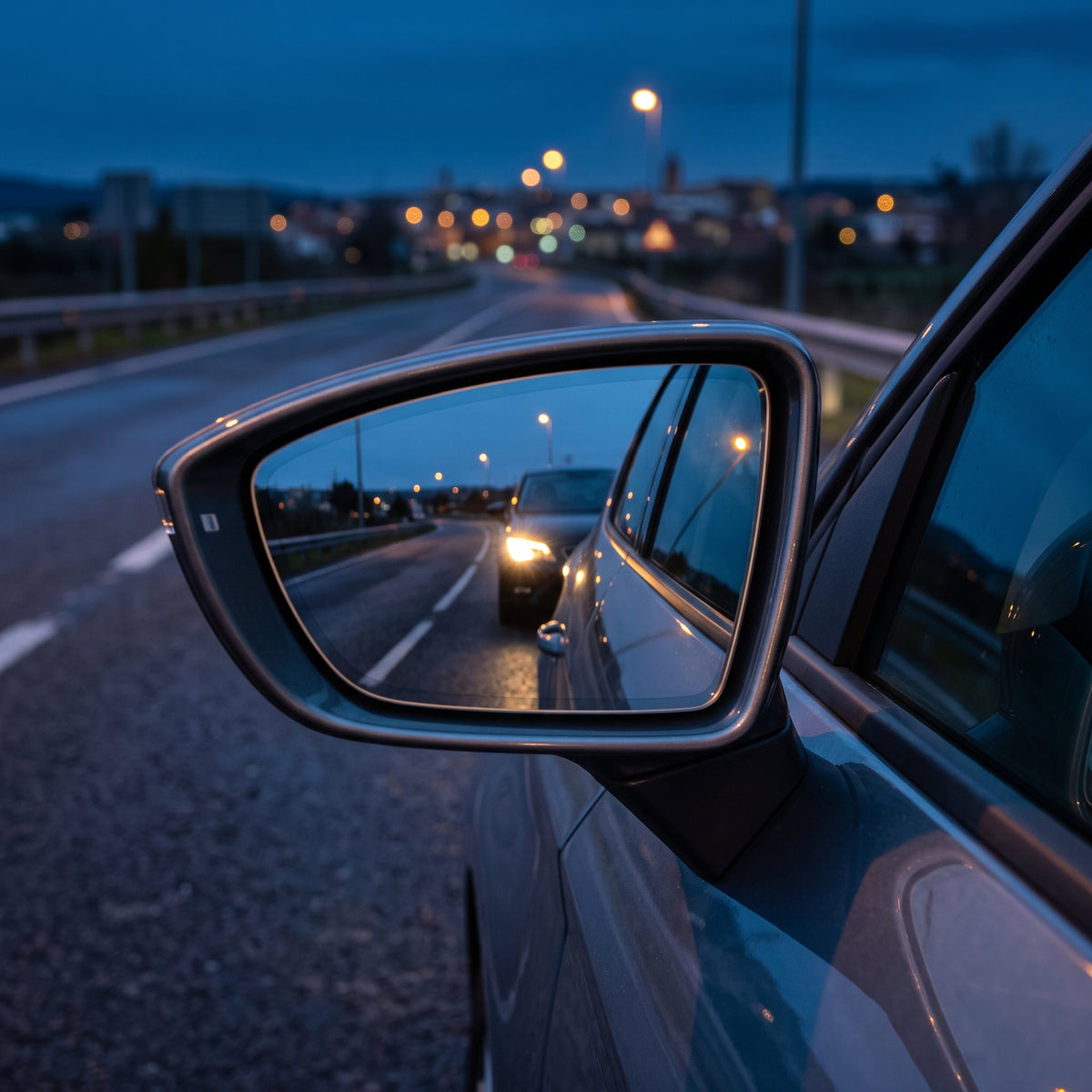 Retrovisor exterior limpio
